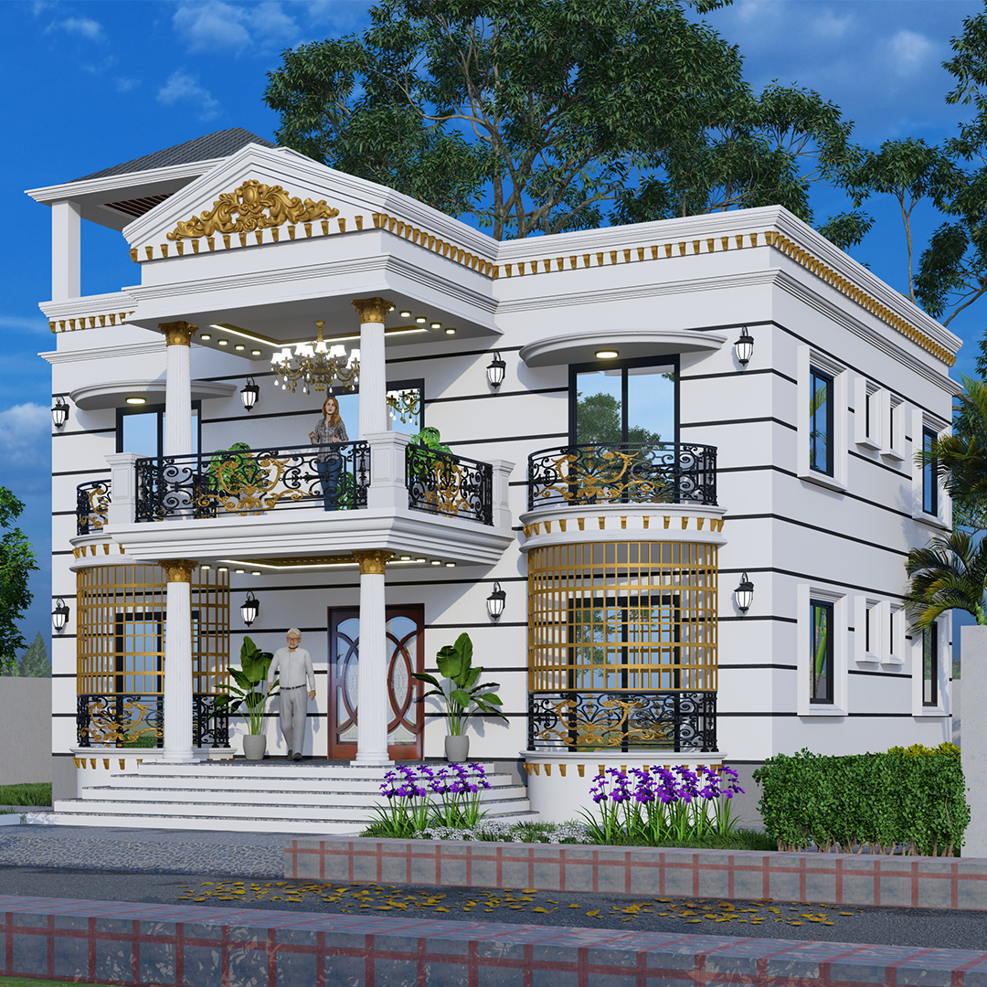 অসাধারণ ডুপ্লেক্স বাড়ি